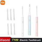Ультразвуковая электрическая зубная щетка Xiaomi Mijia T100, беспроводная, USB, перезаряжаемая, водонепроницаемая