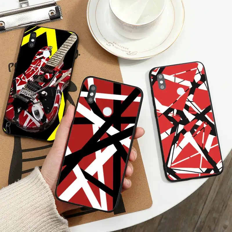 

Eddie Van Halen Graphic Guitar Phone Case For Xiaomi Redmi note 7 8 9 11 t s 10 A pro lite funda shell coque cover