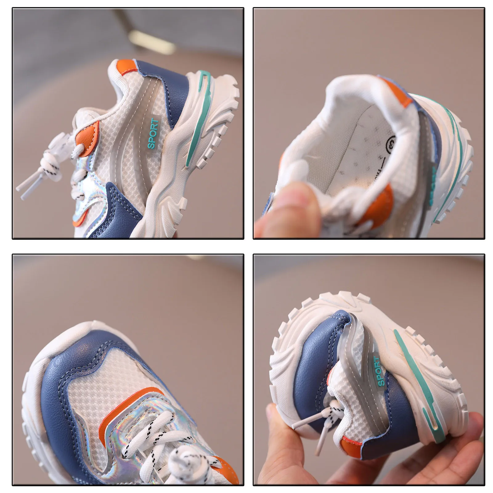 

Baby Girls Shoes Toddler Infant Kids Outdoor Non-slip Boys Mesh Breathable Soft Sneakers Shoes Sport Shoes For Outdoor