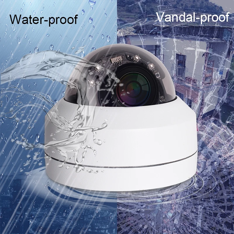 Full HD 5MP 1080P PTZ IP камера 4X Zoom P2P ночного видения Водонепроницаемая наружная CCTV мини купольная POE ip-камера Onvif PTZ