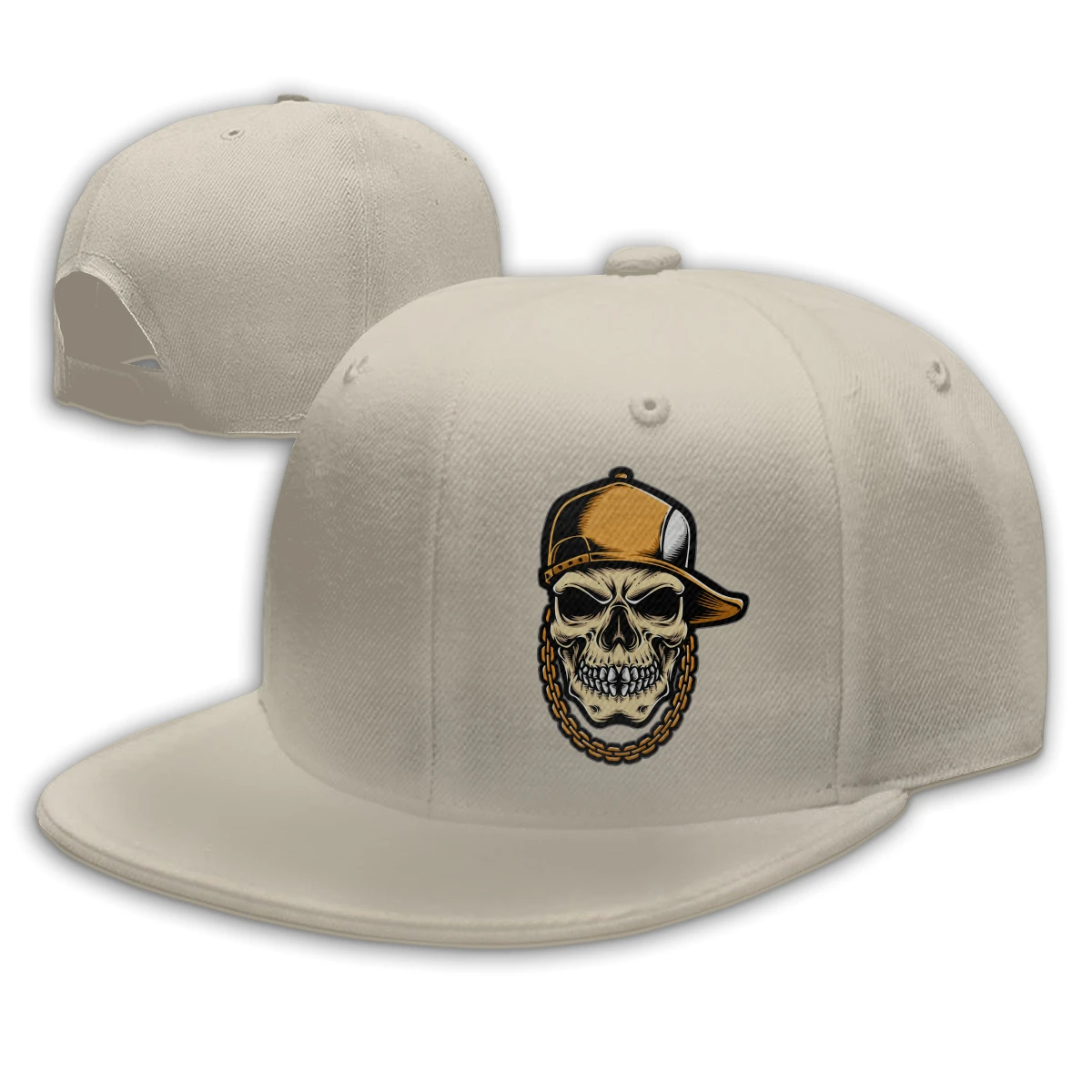 

Hip-hop Skull men woman's Fashionable breathable Hip hop caps