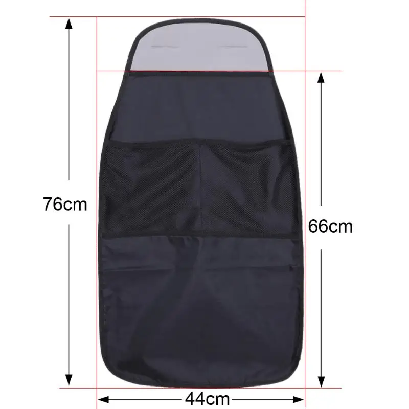 

Car Seat Back Scuff Dirt Protector Cover Children Kick Mat Mud Clean Waterproof Car Seat Back Organizer Storage Bag