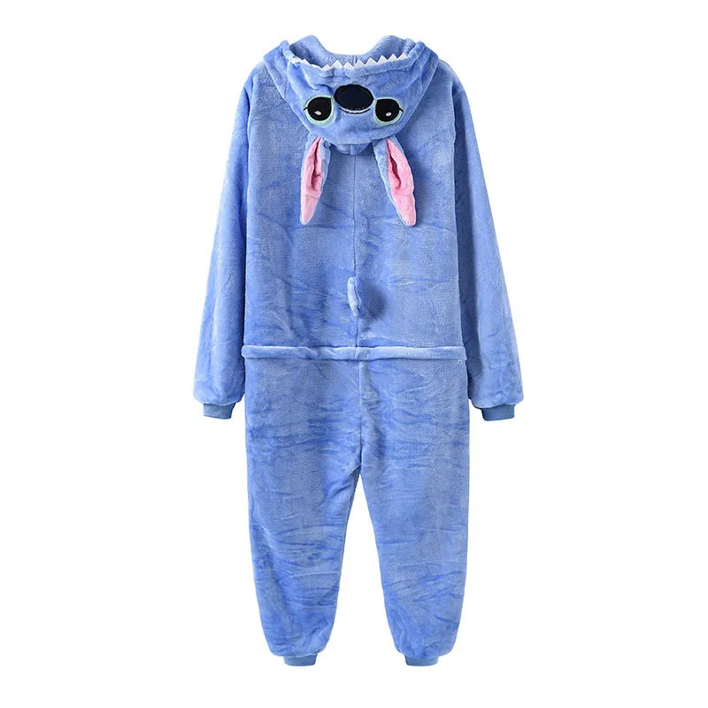 Синий Ститч комбинезон с обувью кугуруми для взрослых женщин и мужчин милые