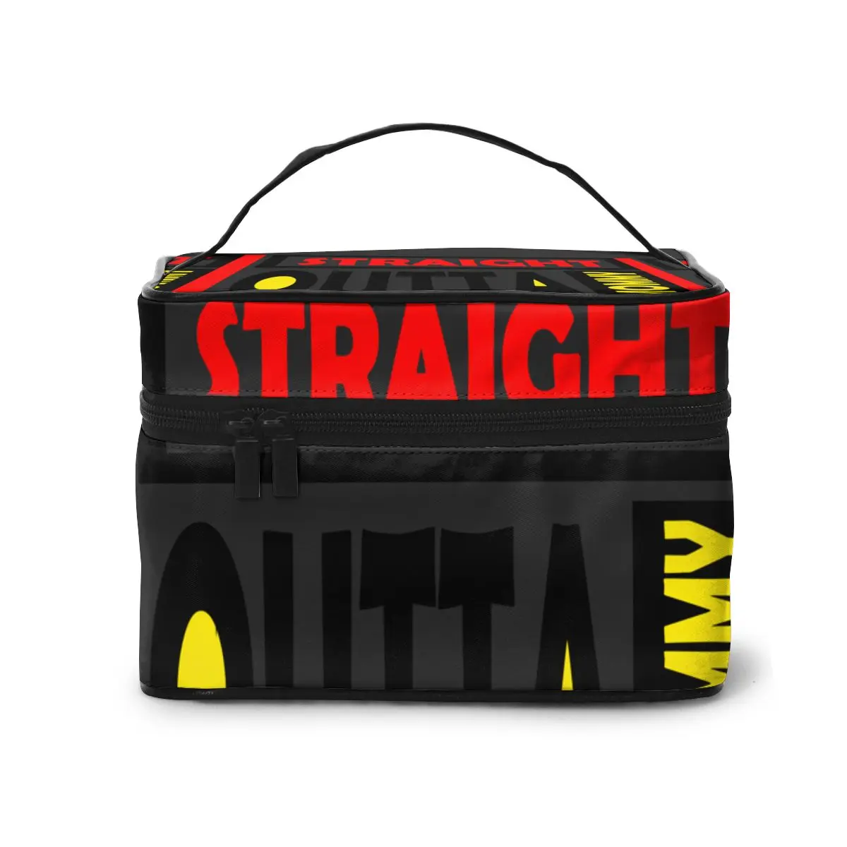 

Straight Outta Mommy Makeup Bag Women Cosmetic Bag Toiletries Organizer Storage Make up Cases