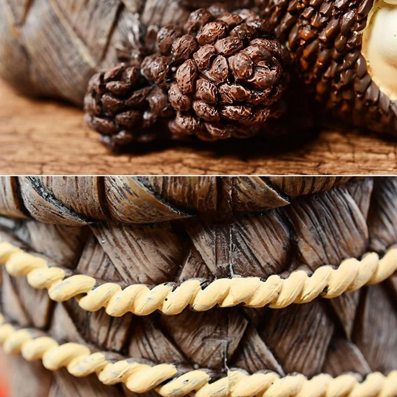 

Cute Hedgehog Pencil Pen Holder Resin Desk Organizer Stationery Container Desktop Storage for Home Office