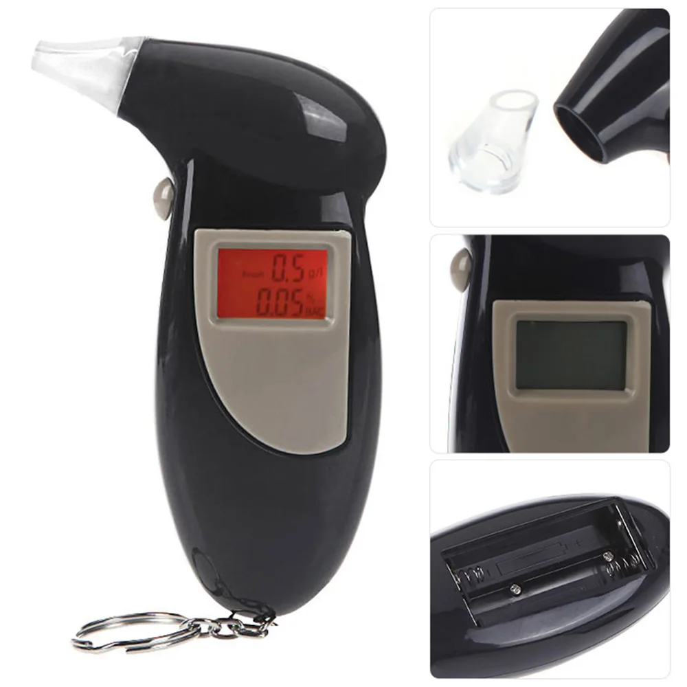 

KKmoon Digital LCD Backlit Display Breath Alcohol Tester Breathalyzer Audible Alert