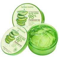 300g 98 aloe soothing facehandbody gel aloe vera gel skin care remove acne moisturizing day cream after sun lotions aloe gel