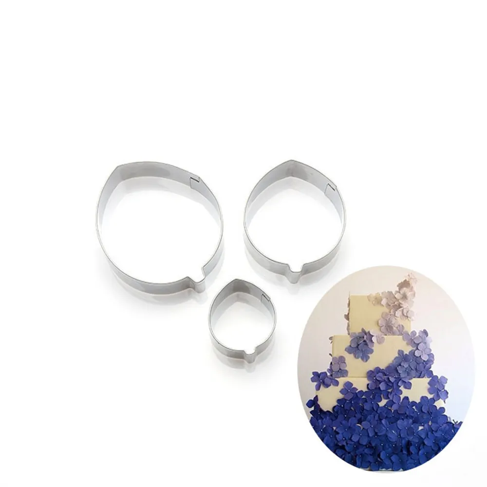 Форма для печенья из нержавеющей стали Гортензия лепестки резак|Глиняные формы| |