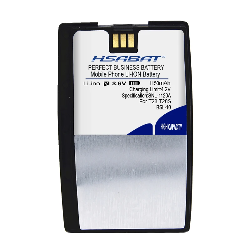 HSABAT 0 цикла 1150 мА/ч, BSL10 BSL-10 Батарея для sony Ericsson T28 T28S T28SC T29 T39 T520 T320 R520 R320 автобус-11 аккумулятор