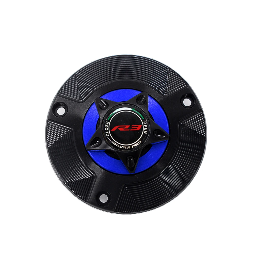 Логотип YZF R3 аксессуары для мотоциклов крышка бензобака алюминиевая CNC YAMAHA YZFR3 2015