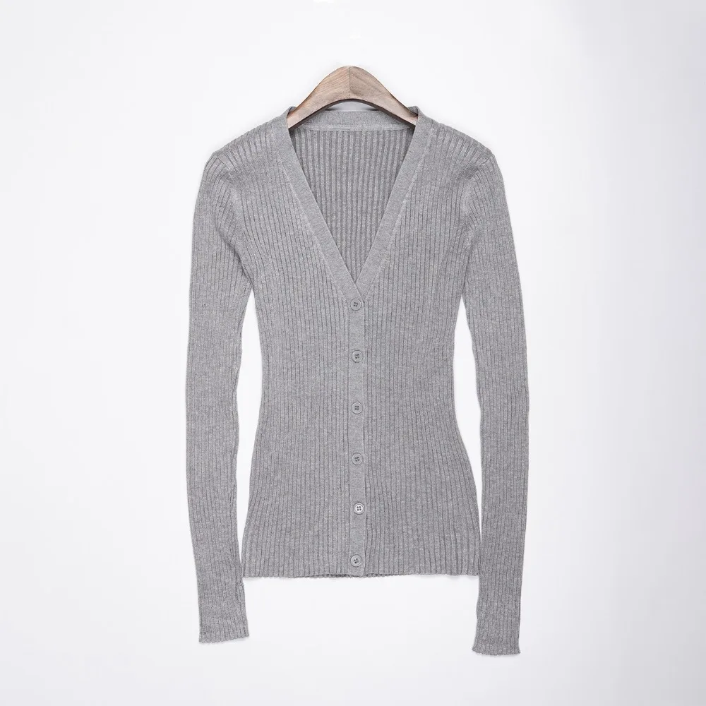 Базовый кардиган в рубчик свитер женский вязаный хлопковый лаконичный джемпер