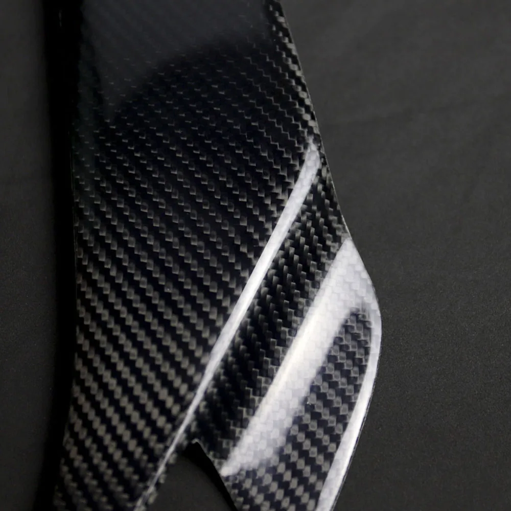 

1 Pair Car Decoration Trim Carbon Fiber Headlights Eyebrows Trim Eyelid Stickers Cover Compatible with Mazda RX8