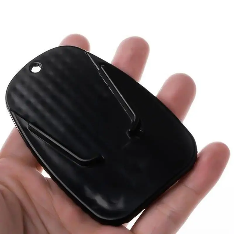 1Pcs Black Universal Motorcycle Plastic Side Stand Moto Bike Kickstand Non-slip Plate Extension Support Foot Pad Base | Автомобили и