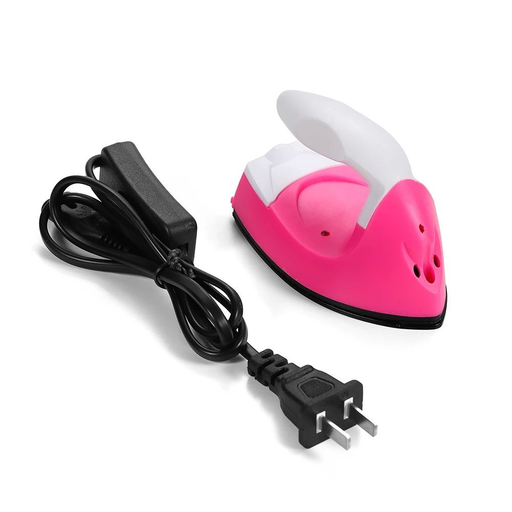 

Portable Mini Ceramic Electric Iron DIY Craft Hot Fix Rhinestone Iron Map Special Iron For Costume Shoes Fast Heated Hot Tool