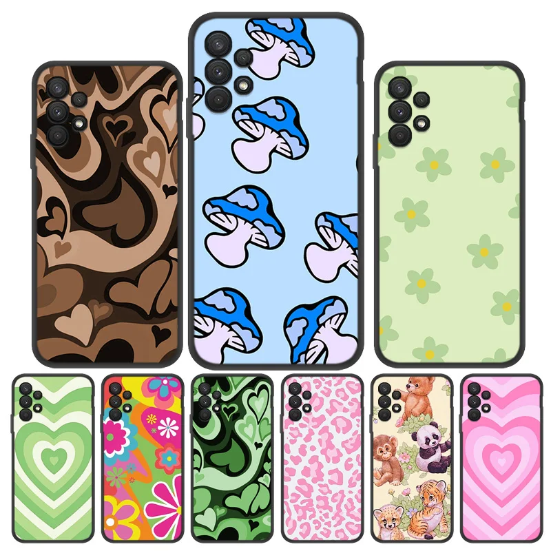 

Fashion Love Heart Case For Samsung A12 Case Cover For Samsung A32 A51 A52 A50 A21S A31 A40 A41 A42 A30 A22 Cases A 12 32 Coques