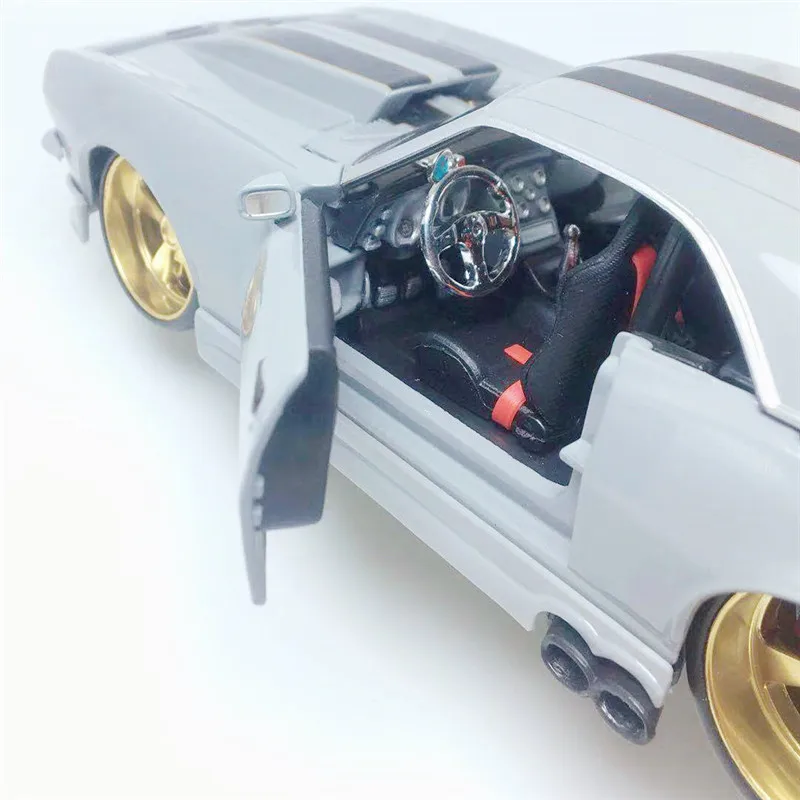 Высокое моделирование 1:24 1968 Chevrolet Camaro Z28 металлический сплав модель автомобиля, коллекция и подарок Ретро модель автомобиля украшения