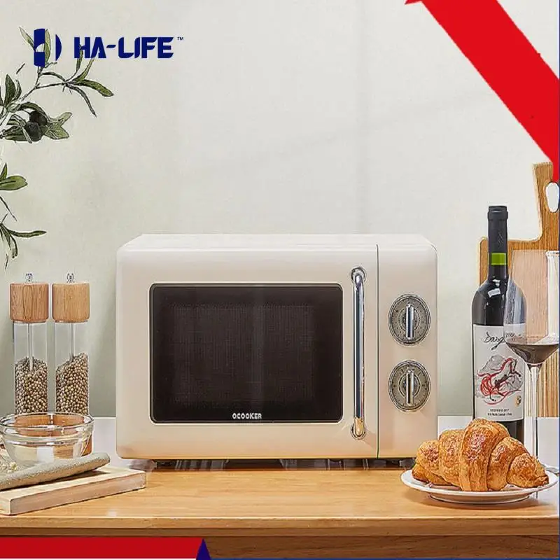 Новинка 2022 круглая кухонная бытовая микроволновая печь HA-Life маленький мини-диск