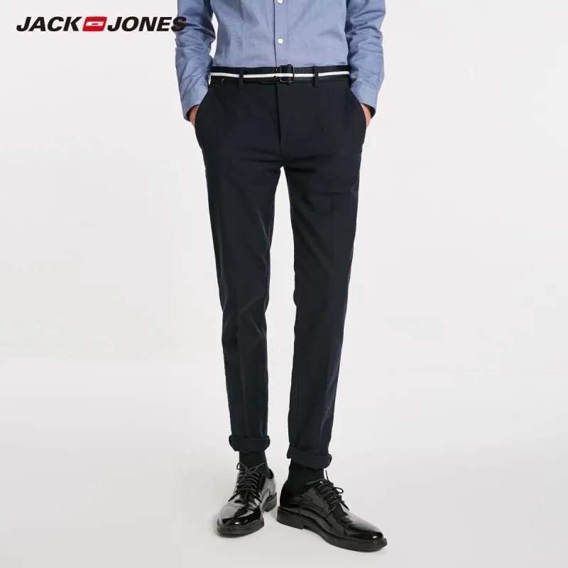 JackJones мужские деловые Умные повседневные Узкие повседневные брюки 218414528