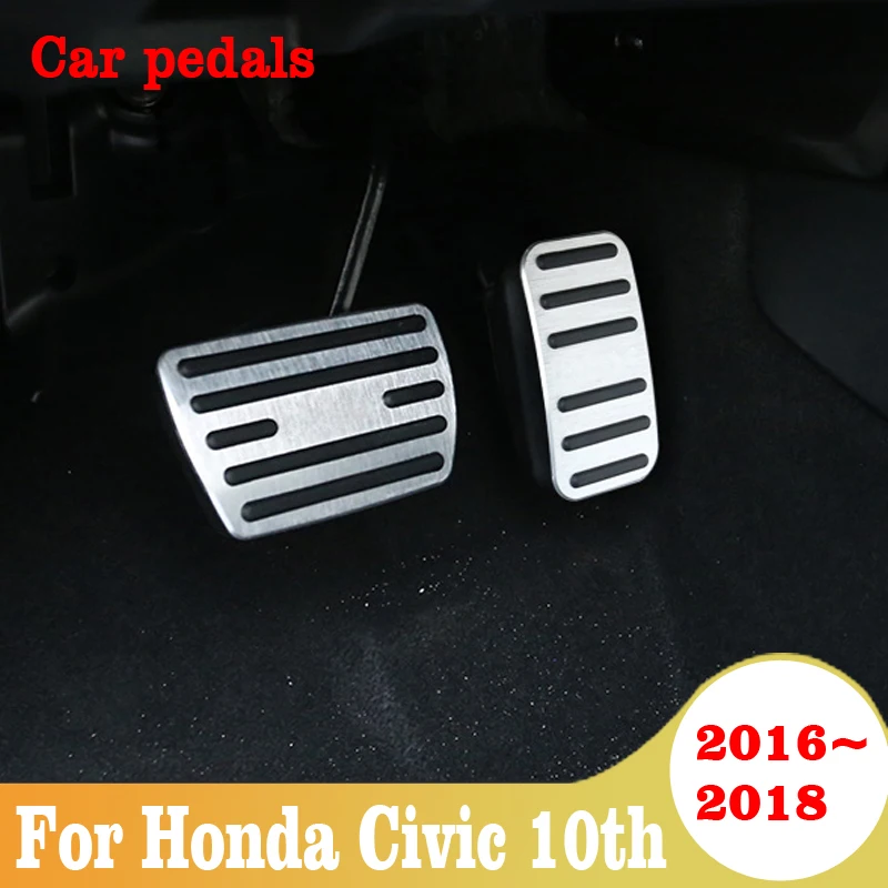 Автомобильные педали накладки на топлива для Honda Civic 10 2016 2017 2018 2019 2020 запчасти