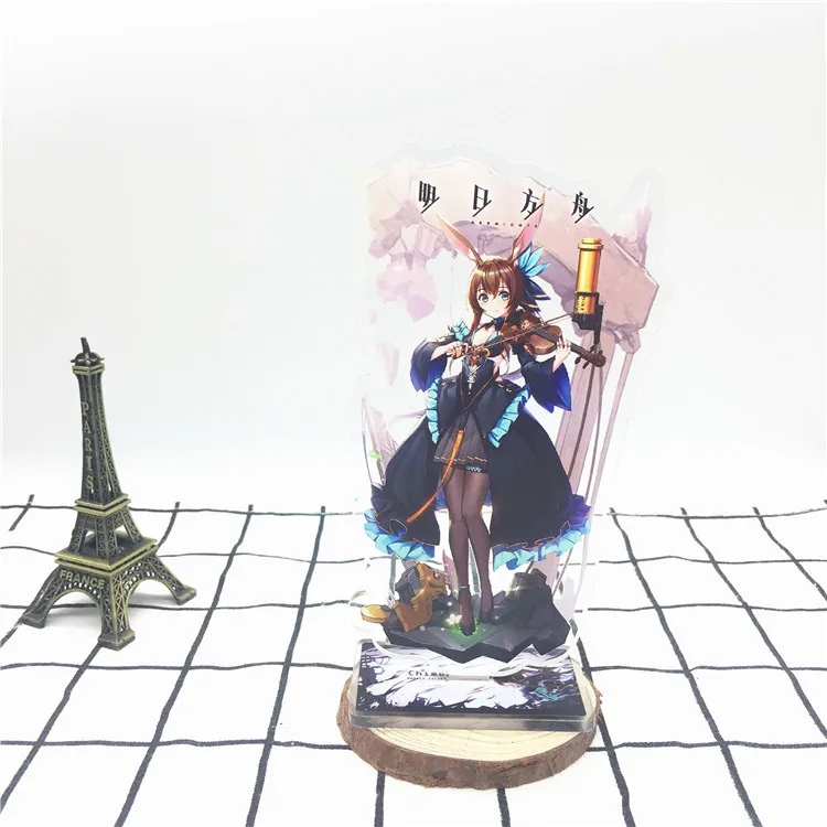 Игра Arknights брелок Amiya Angelina Hoshiguma Соловей осада Техаса Lappland милый забавный мультфильм акриловый брелок ювелирные изделия - Цвет: 4