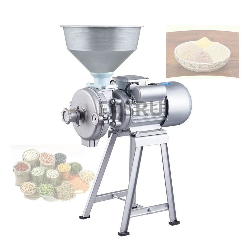 Высокомощная электрическая мельница для подачи мокрой и сухой зерна кукурузы