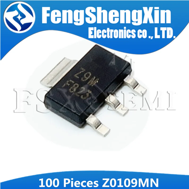 100 шт./лот Z0109MN5AA4 SOT 223 Z0109MN Z0109 SMD Z9M Z0109M TRIACS|Интегральные схемы| |