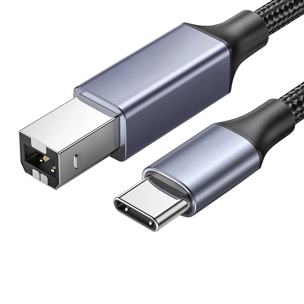 

Кабель для принтера с интерфейсом Type-C Plug And Play, Высокоскоростная передача данных для дома и офиса, портативные аксессуары для компьютера, пр...