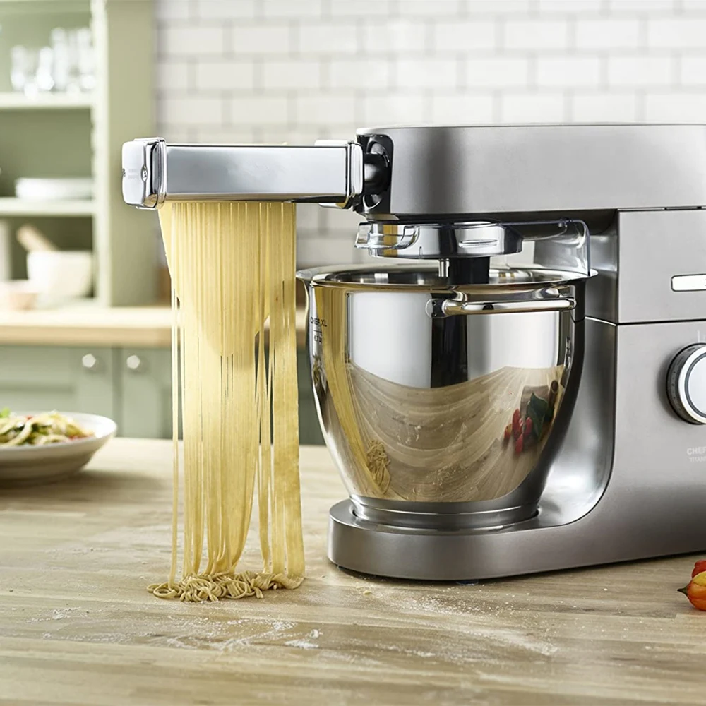 Noodle Makers Parts For Kenwood Fettucine Cutter Roller Attachment For Chef Major Kmix Accessories Pasta Food Processors