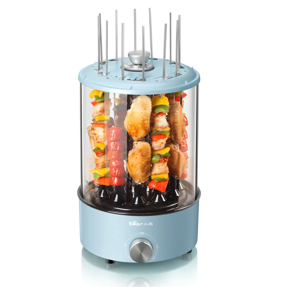 Электрический гриль машина для приготовления шашлыка автоматический