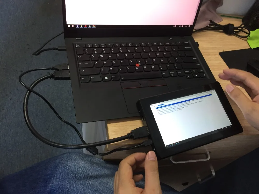 Raspberry Pi 4 Модель B/3B+/3B 7 дюймов 1024x600 ips емкостный сенсорный экран " монитор Дисплей ж/чехол кронштейн экранное меню
