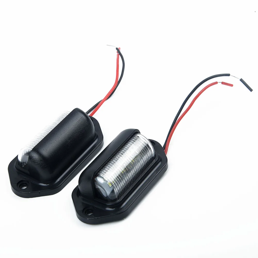 

Lamp License plate lights Accessory 2 Lines Truck Trailer Bulb 66*33*25MM