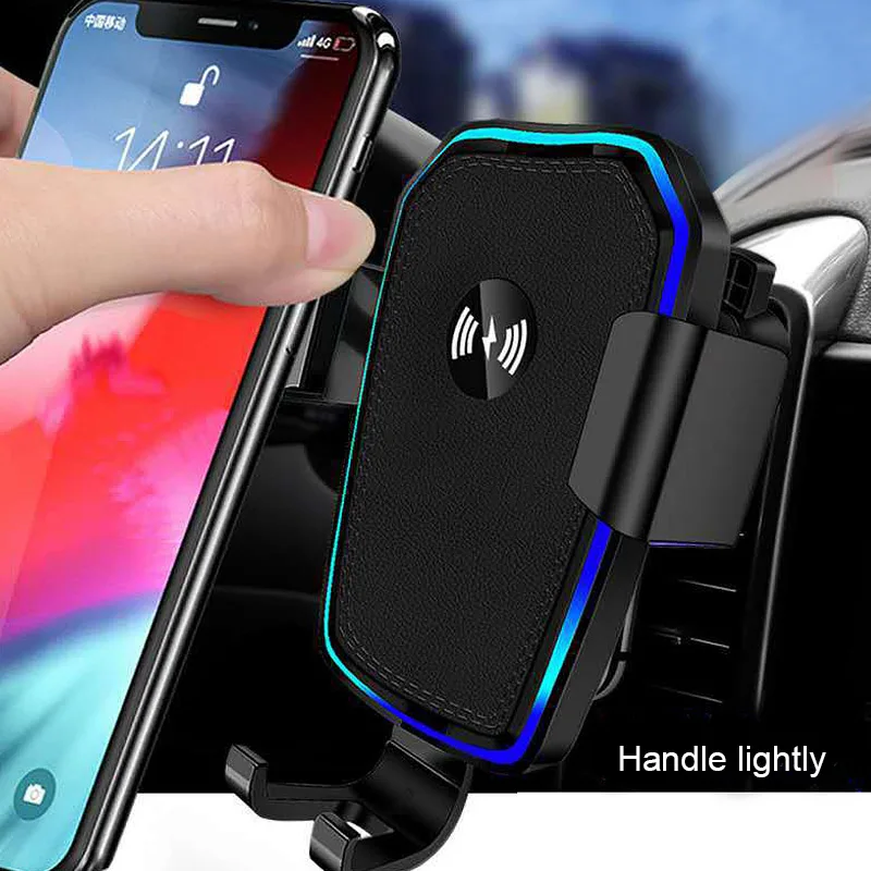 Автомобильное беспроводное зарядное устройство FDGAO Qi для iPhone 11 X XS 8 XR 10 Вт быстрая