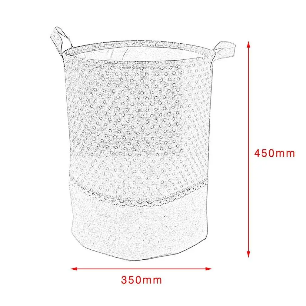 Корзина для белья Водонепроницаемая складная корзина грязной одежды хранения