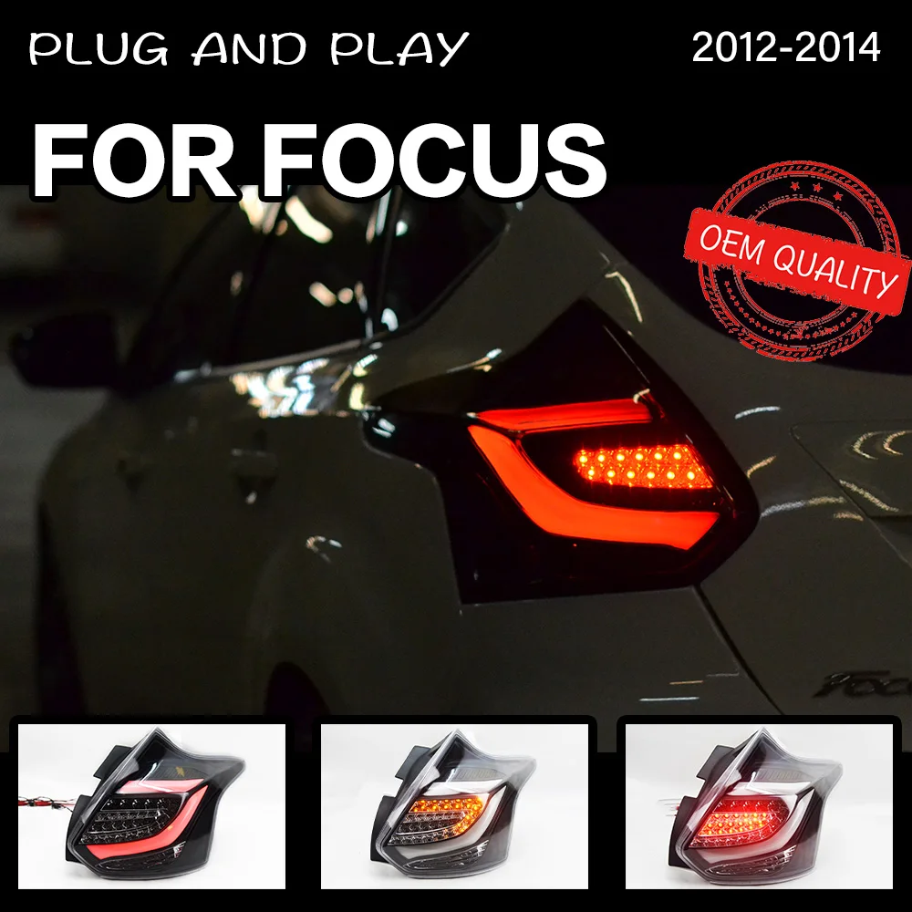 

Задсветильник для Ford Focus ST 2012-2014, автомобильные товары, задние фары, светодиодные автомобильные аксессуары Focus 3, задние фары s