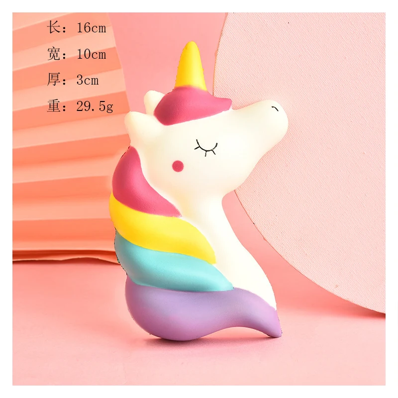 

Popit Unicorn Slow Rebound Fidget Style Squishy New Fancy Toys Relief Half My Squishy Kid Antistress For Children Anti Stress