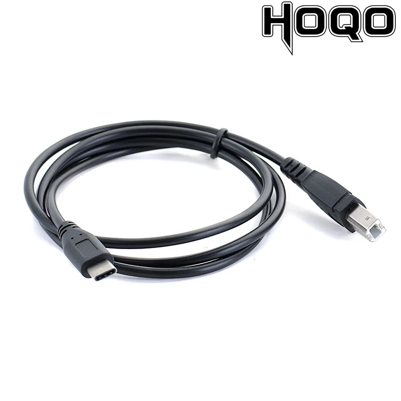 2 м Тип USB C Male к B Мужской кабель для передачи данных используемый подключения