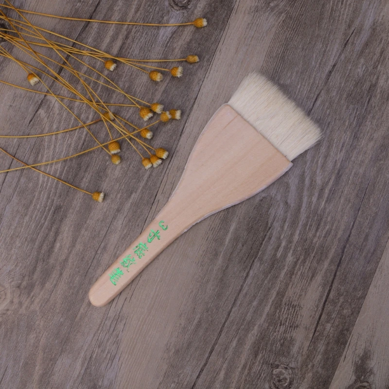 

Goat Hair Handle Art Supplies Watercolor Acrylic Wood Oil Paint Brush Six Sizes D7WE