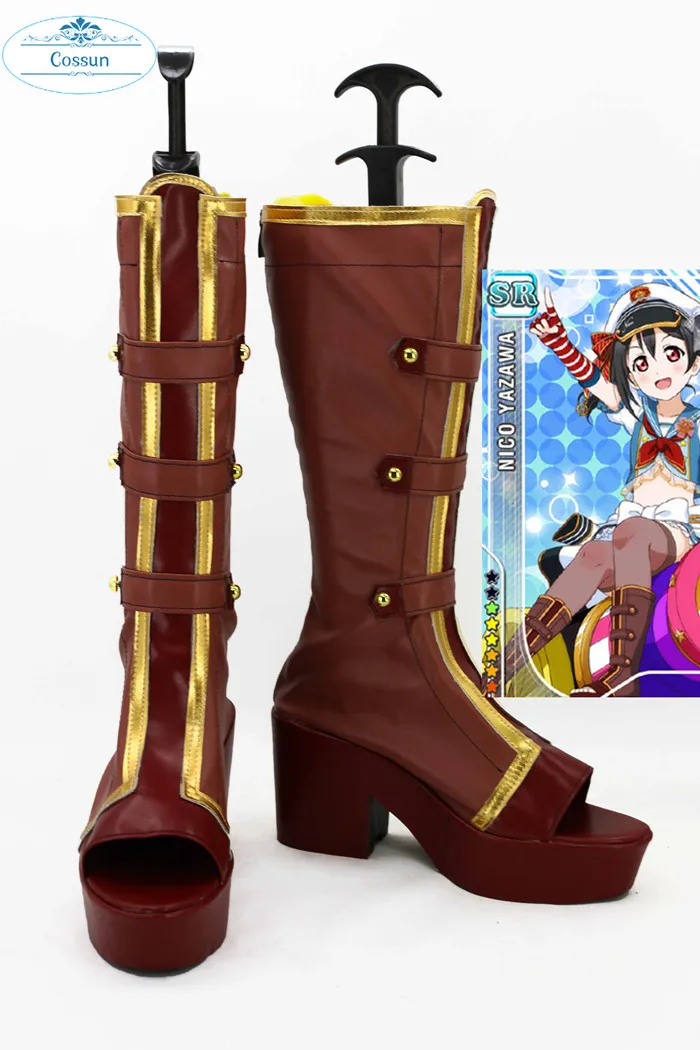 

LoveLive! Love Live Nozomi Tojo Navy Sailor Cosplay Boots Costume Shoes