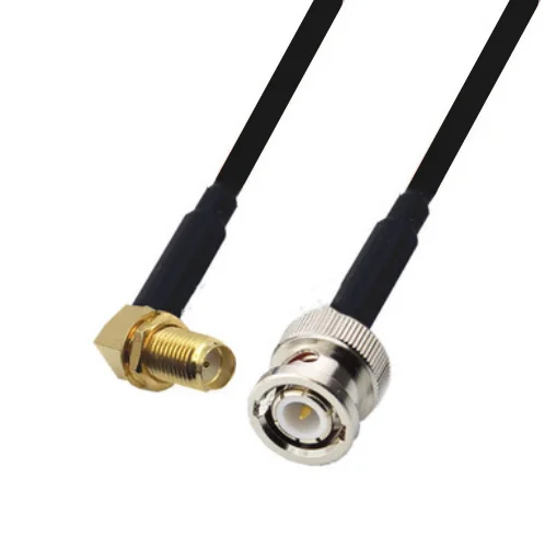 

RG174 Cable SMA Female Right Angle to BNC Male Extension Coax Jumper Pigtail WIFI Router Antenna RF Coaxial Cable