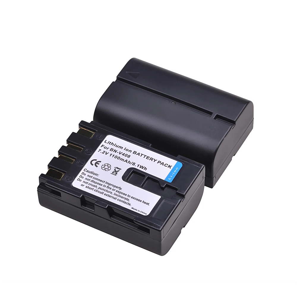 2 шт./упаковка аккумулятор 1100 мАч для JVC GR D20 D200 D200US D201 D20E D20EG D21EK D22 D220 D23 | Электроника