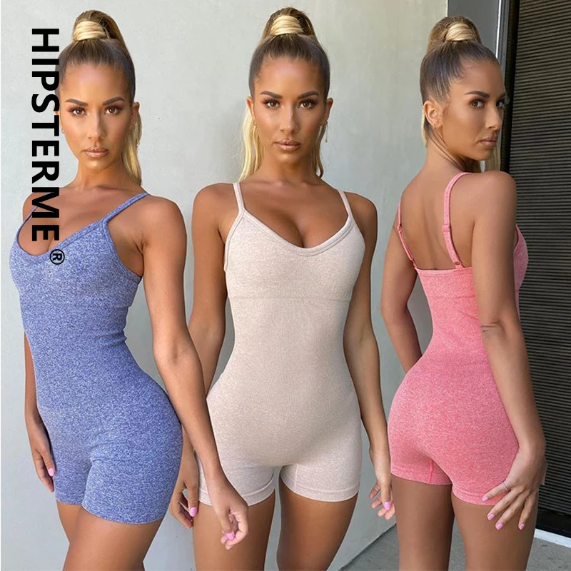 Сексуальный бесшовный спортивный костюм комплект для йоги комбинезон фитнеса