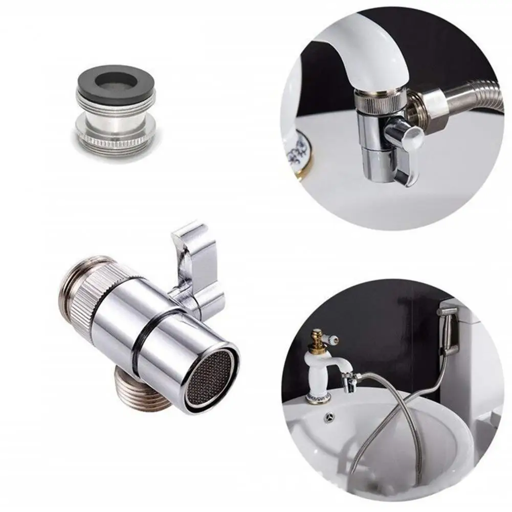 

Faucet Adapter Wear Resistance Valve Splitter Home Tee Faucet Adapter