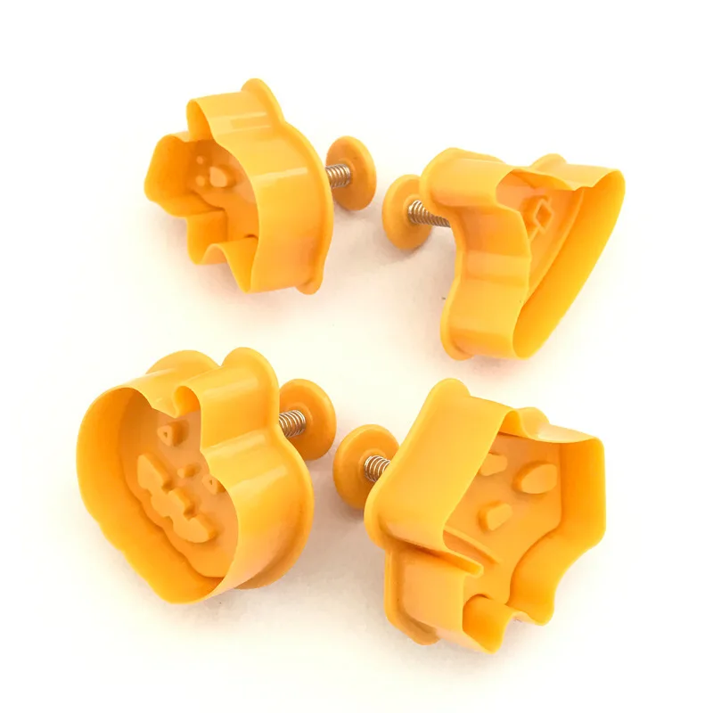 Форма для печенья в стиле Хэллоуина 4 шт. форма виде Призрачного дома ведьмы шляпы