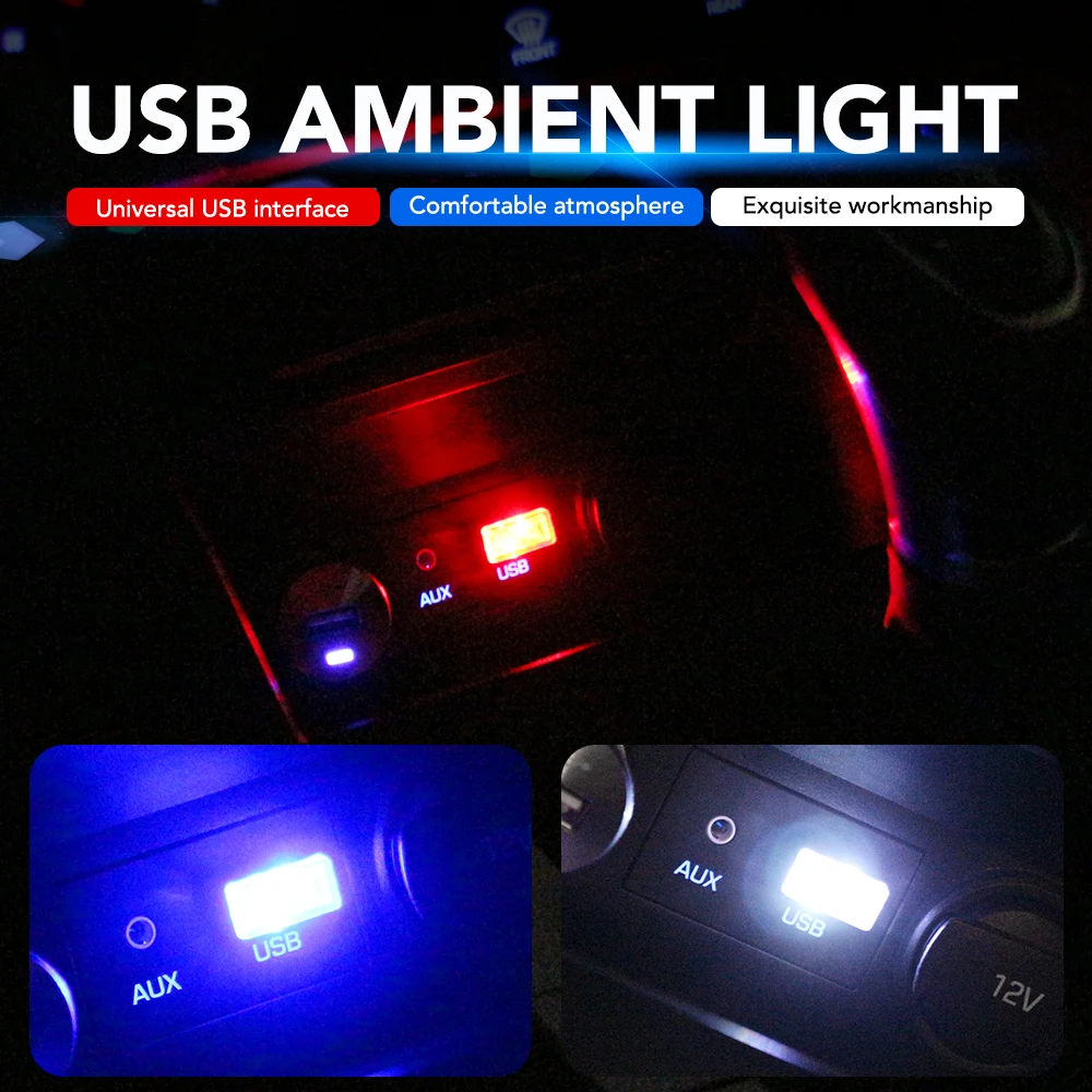 Светодиодный ная автомобильная USB атмосферный свет для renault duster megane captur fluence clio