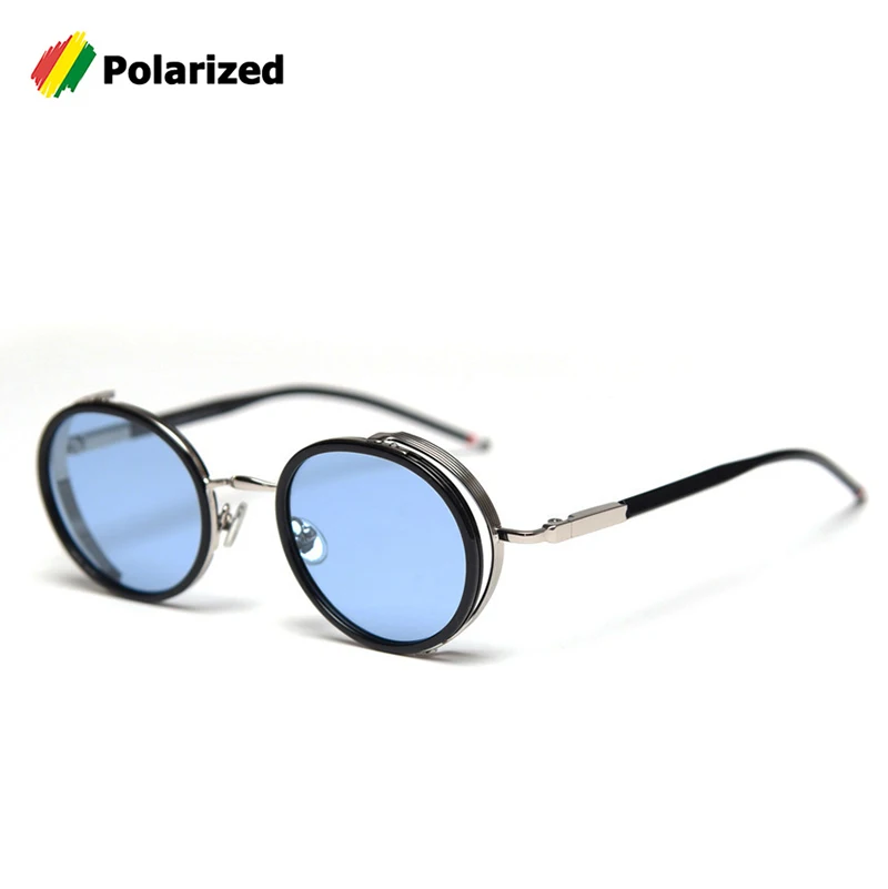 

Солнцезащитные очки JackJad S32009, поляризационные, в металлической оправе, в круглой оправе