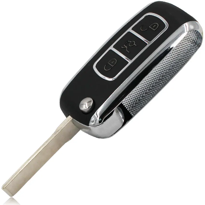 Складной смарт ключ с дистанционным управлением 3 кнопки 315 МГц или 433 ID44 PCF7935 чип