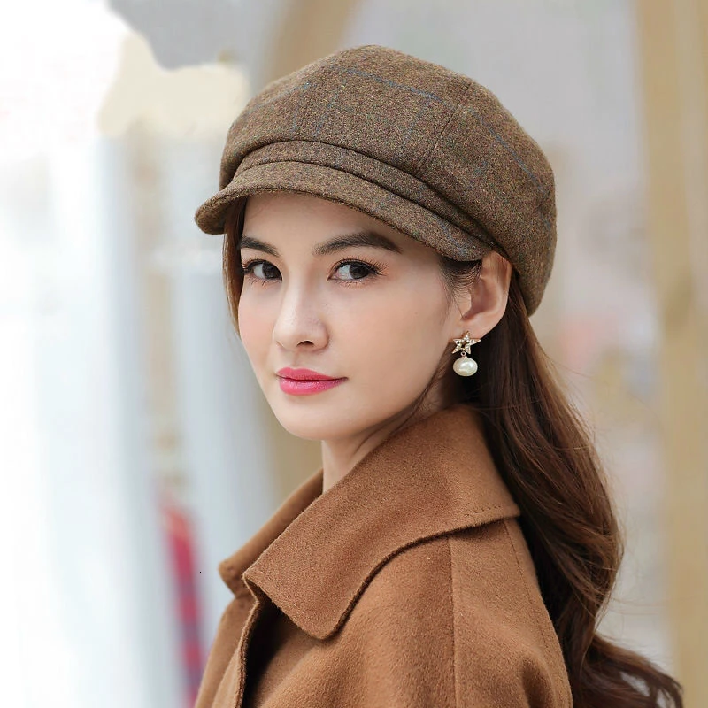 Подарок матери хорошее качество толстая флисовая подкладка модные шапки для