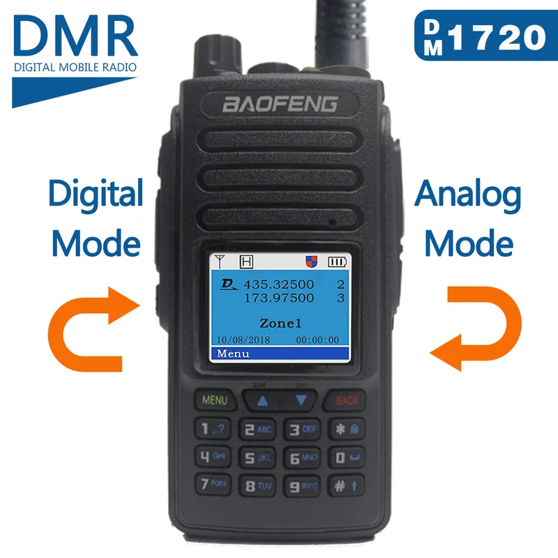 

Портативная рация BaoFeng, DM-1702 мАч, DM-1701 мАч