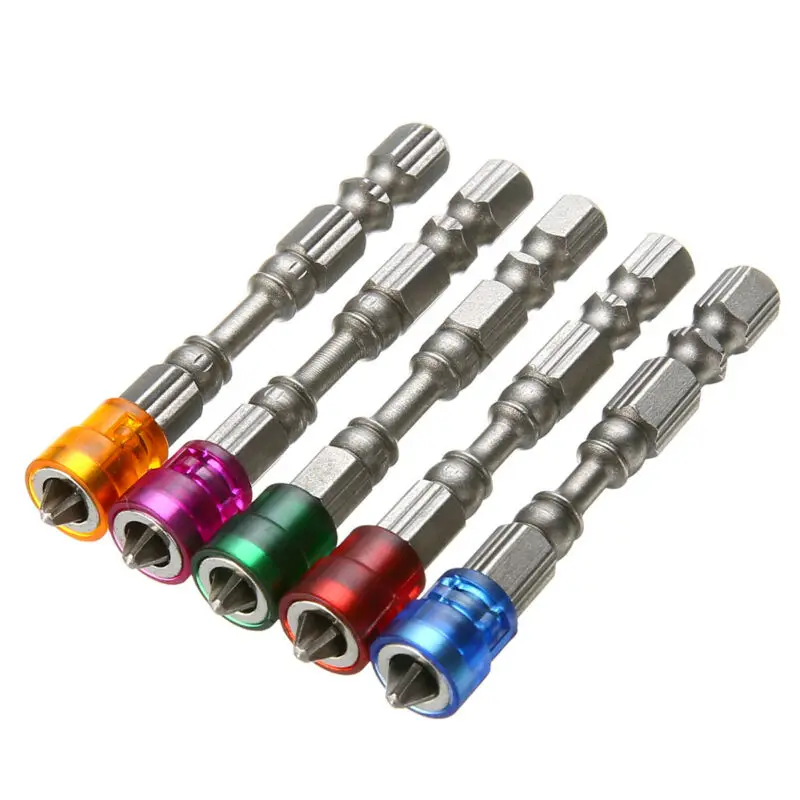 

5pcs Drill Bits Magnetic Alloy Steel S2 PH2 Single Head Repair Carpentry