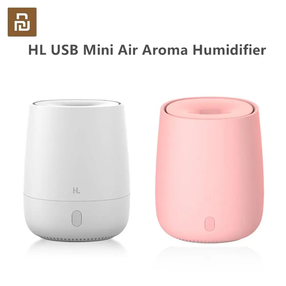 

HL Portable USB Mini Air Aromatherapy Diffuser Humidifier Quiet Aroma Silent Mist Maker 7 Light Color For Home Office